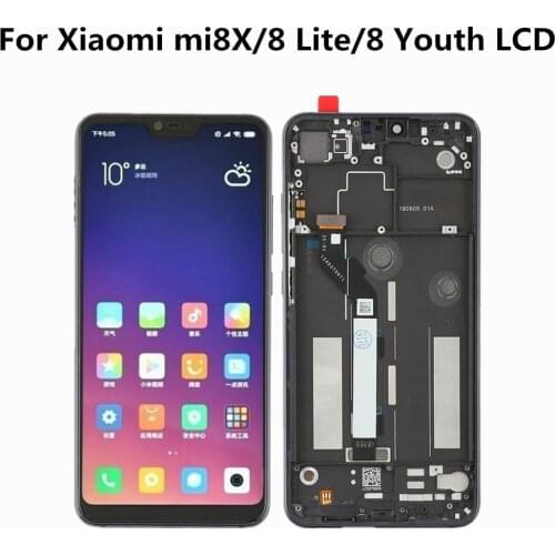 New 6.26" lcd For XiaoMi Mi8 lite mi8 Youth LCD Display and Touch Screen mi8x mi 8x Digitizer Assembly Replacement xiaomi 8 lite