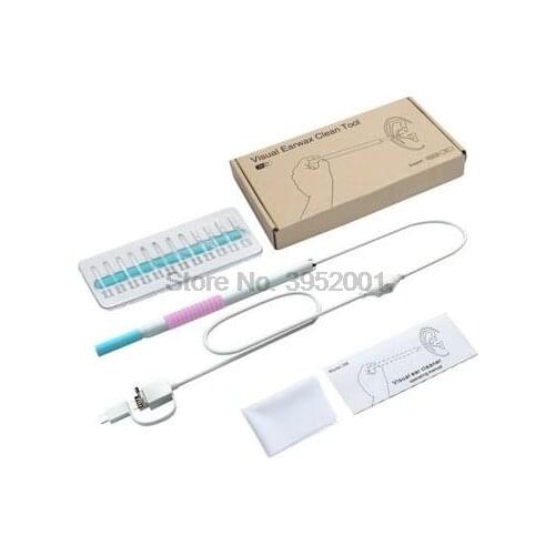 By dhl or ems 50sets 3-in-1 Ear Cleaning USB Endoscope 5.5mm Visual Ear Spoon Earpick Otoscope Camera hot