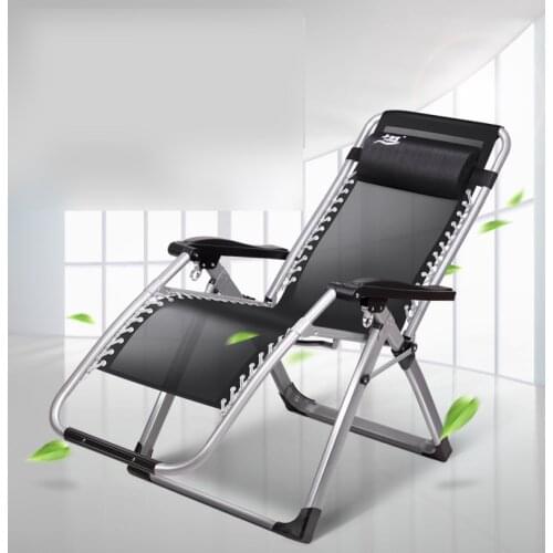 Portable Ultralight Chair Chaise Lounge Quality Outdoor Furniture Beach Lounger Folding Armchair for Home/Office Noon Break Rest