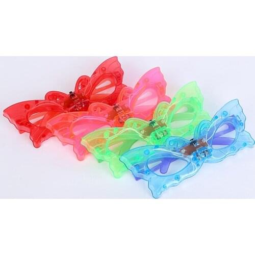 Gafas Led 60pcs/lot Led Eye Glasses Light Flashing Blinking Night Club Bar Wedding Birthday Childrens Day Glow Party Supplies