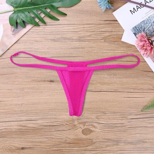 Mens Sissy Gay Lingerie Panties Semi-see Through Mesh Stretchy G-String T-back Thongs Low Rise Underwear Underpants Mini Bikini
