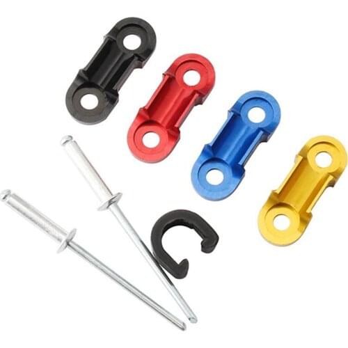 Bicycle Cables Housing Aluminum Bike Oil Tube Fixed Clips C Shape Shift Brake Guide Cable Tube Fixed Clamp Frame Buckle