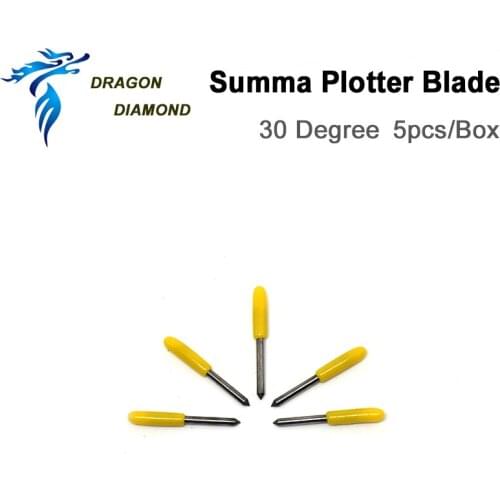 Vinyl Cutter Plotter Machine 15pcs Summa D Blade 30/45/60degree each degree 5pcs Summa cutter blades for summa cutting plotter