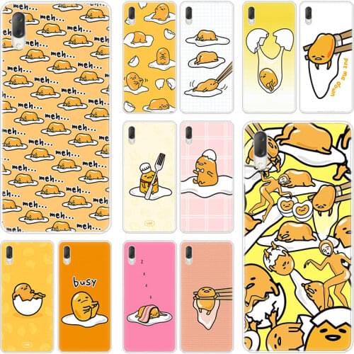 Cute Cartoon lazy egg Hard Case For Sony Xperia L1 L2 L3 X XA XA1 XA2 XA3 Ultra 10 Plus E5 XZ XZ1 XZ2 Compact XZ3 XZ5 2 20 Cover