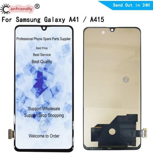 LCD For Samsung Galaxy A41 SM-A415F/DSN A415F/DSM A415F A415F/DS LCD display Screen Touch panel Digitizer with frame Assembly