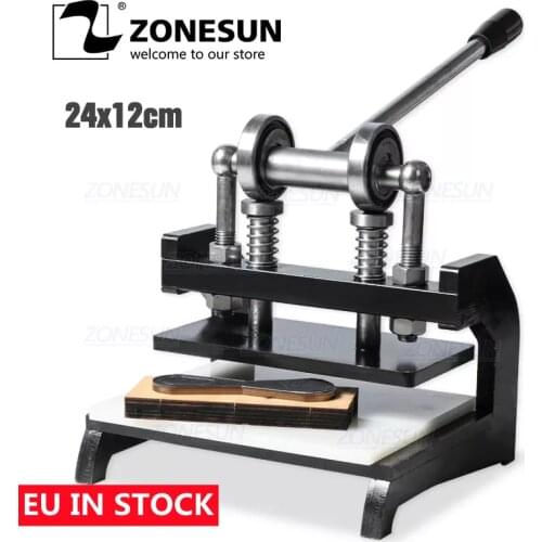 ZONESUN DM-2412N Leather Die Cutting Machine Handmade Earring Die Cuts Pressing Machine For Punching Clicker Die Steel Rule Die