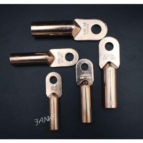 1piece DT-500 500mm2 Cable Lug Terminal Connector Copper Tone for 21mm Dia Bolt Electric power fittings National Standard