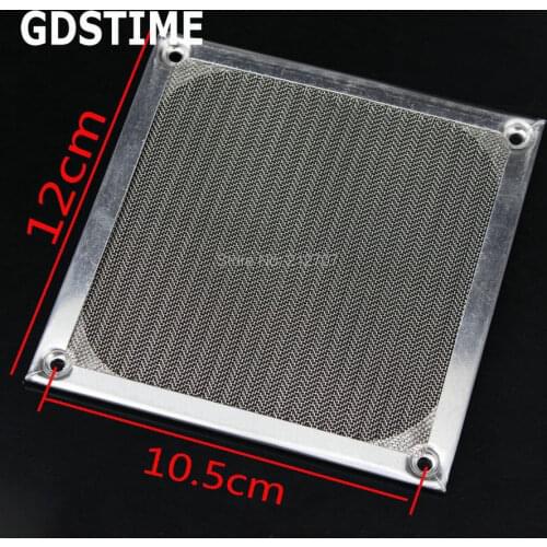 10 Pieces/set Gdstime Aluminum Dustproof Clean Strainer Computer 12CM Dust Filter 120MM Fan Cover