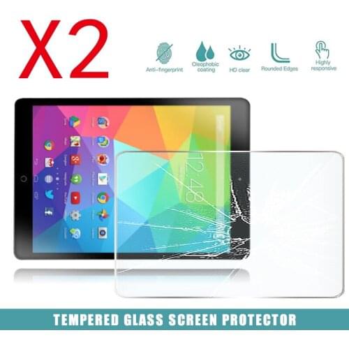 2Pcs Tablet Tempered Glass Screen Protector Cover for 9.7" GoTab X GT97X Android Tablet Computer Explosion-Proof Screen Film