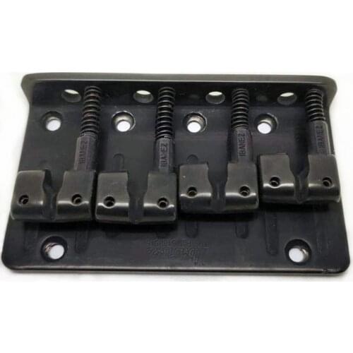 4 String and 5 String Bass guitar bridge string Saddle Black and Chrome For Electric Bass parts
