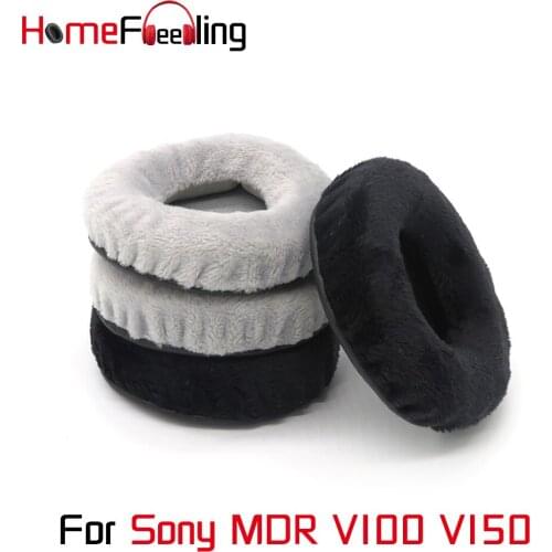 Homefeeling Ear Pads Fit for Sony MDR V100 V150 Headphones Velour Ear Cushions Replacement