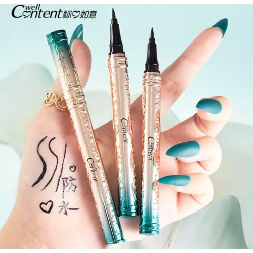 Ancient Beauty Black Liquid Eyeliner Pen Waterproof Fast Dry Long Lasting Easy to Wear Smooth Matte Eyeliner Pencil Eye Makeup