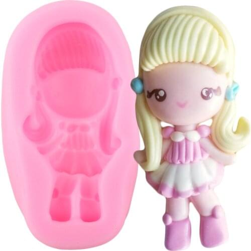 Pansy Flower Silicone Mold Baby Birthday Fondant Cake Decorating Tools Cupcake Topper Molds Candy Resin Mould Chocolate Moulds