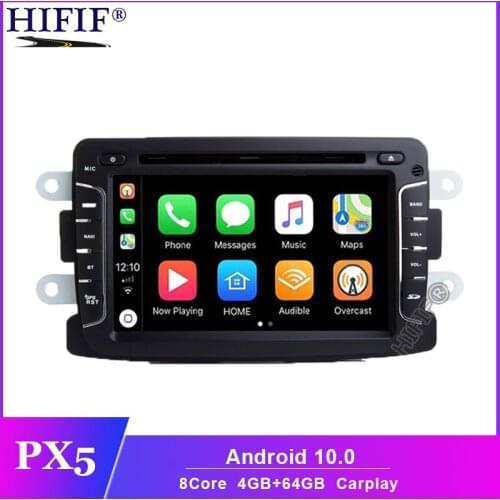 IPS Octa Core Pure Android 10 GPS Navigator Radio car dvd For Dacia Renault Duster Logan Sandero stereo Central Cassette Player