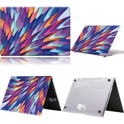 Laptop Case For Huawei MateBook 13/13 AMD Ryzen/14/D14/D15/X 2020/X Pro/Pro 16.1/Honor MagicBook 14/15 3D Art-blue Wave PC Shell
