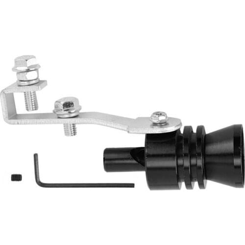 Black Turbo Sound Whistle Muffler Exhaust Pipe Simulator Whistle Fit For Honda Accord Acura