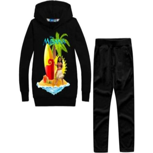 Fantasia Moana Favors Kids Girl Set Clothing Baby Boys Clothing Sets Toddler Sweatshirts Children Clothing Sport Suit 2pcs Sets