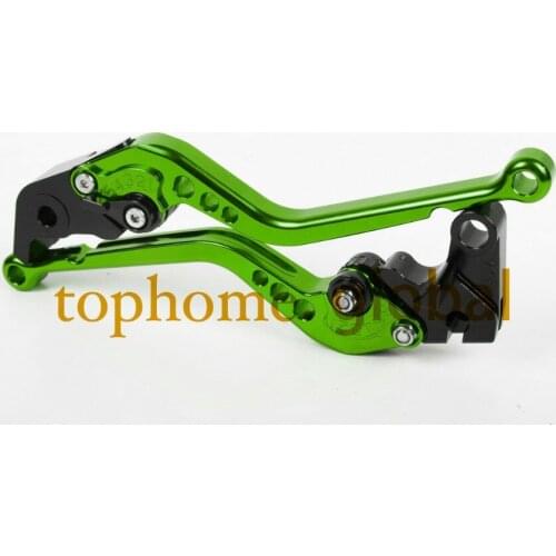 For Kawasaki ZX9R 1998 1999 / ZXR400 All Years Regular Size Long Brake Clutch Levers Green CNC