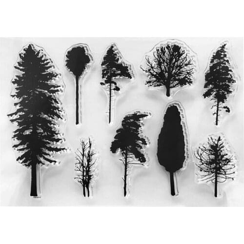 Cedar Silicone Clear Seal Stamp DIY Scrapbooking Embossing Photo Album Decorative Paper Card Craft