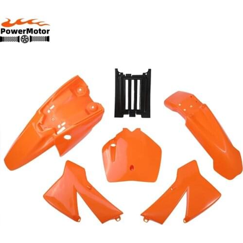 3 color Motorcycle Plastic Body Fender Kit Body Cover Kit For SX 50CC 50 50SX Mini Adventure Junior Adventur 2003-2008 DirtBike