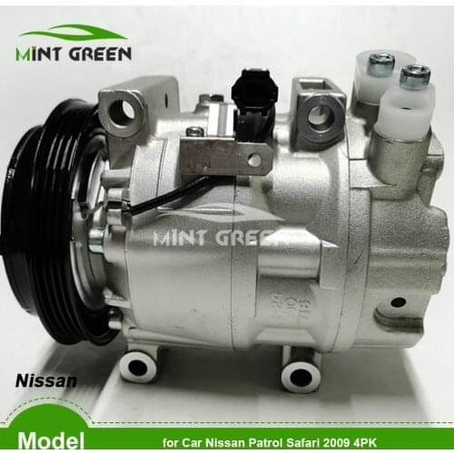 For Nissan Patrol Compressor for Air Conditioning AC Compressor for Car Nissan Patrol Safari 2009 4PK