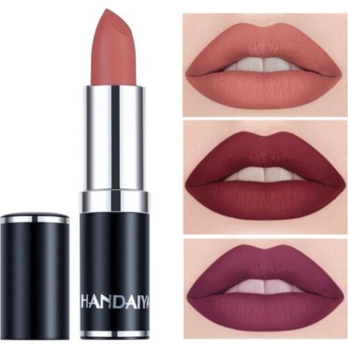 Cosmetic 12 Colors Velvet Matte Lipstick Makeup Persistent Coloring Lip Glaze Waterproof Moisturizing Lipstick For Women Lip