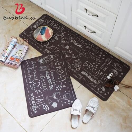 Bubble Kiss Kitchen Carpet American Style Art Rugs Easy To Clean Bathroom Kitchen Mat Modern Home Decor Soft Non-Slip Area Rug