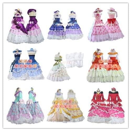 LoveLive Ball Awakening Nozomi Eli Kotori Nico Party Dress Night Halloween Women Dress