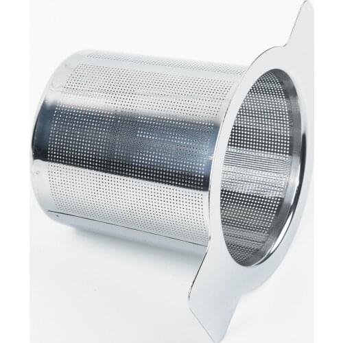 Metal Tea Filter Infuser Stainless Steel Loose Leaf Strainer Lid Herbal Spice