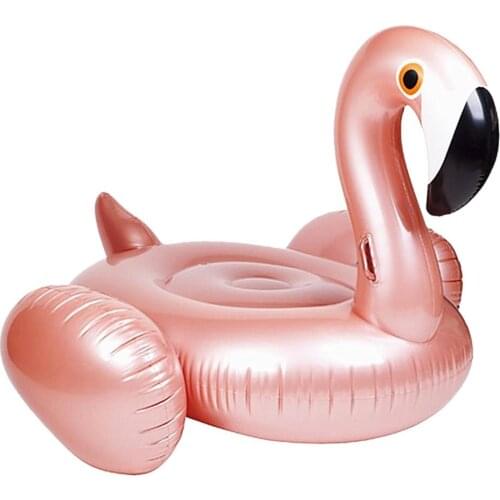 New Style Flamingo Shaped Floating Row Mount Inflatable Seat Swimming Ring Floating Ring Water Toy For Adult (150x140 cm)