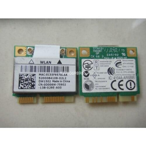 SSEA Wholesales Wireless Card for DELL N4050 M4040 2420 3420 DW1502 802.11 b/g/n