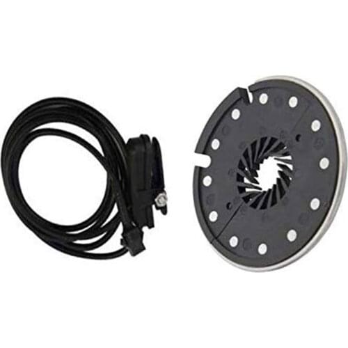 Electric Bicycle Pedal 12 nets E-Bike PAS System istant Sensor Split Type Speed Sensor Black Color KT-D12