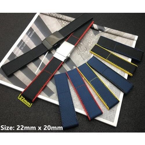 Nylon Watch Band Watchband For Breitling strap for NAVITIMER WORLD Avenger/navitimer belt 22mm buckle Black Yellow Red Blue tool
