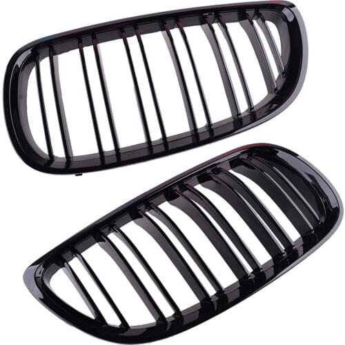 1 Pair Car Front Bumper Kidney Grill Grille Fit For BMW 3 E92 E93 M3 2-Door 51137157275 51712155450 51137157276 2008 2009 2010