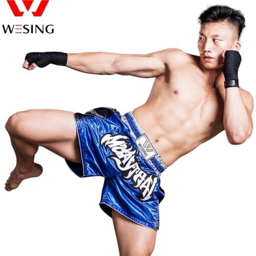 WESING Muay thai shorts MMA Kick boxing shorts for men and women