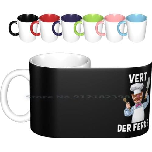 Vert Der Ferk Swedish Chef Funny Meme Ceramic Mugs Coffee Cups Milk Tea Mug Vert Der Ferk Vert Der Ferk Meaning Vert Der Ferk