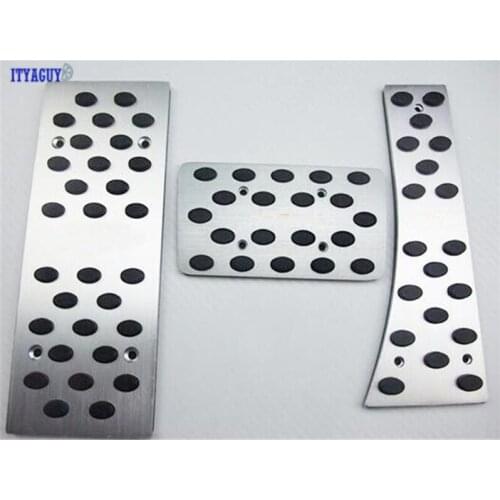 Car styling Aluminum Foot Rest Pedals Gas Fuel Brake Pedal Automatic AT For C*IVIC 9 new C*IVIC with logo