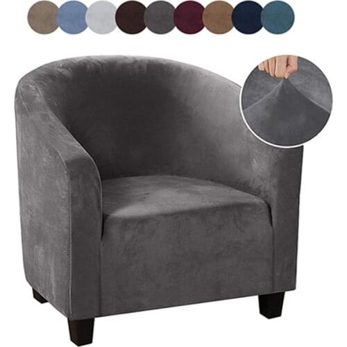 Universal Stretch Armchair Slipcover Club Chair Slipcover ElasticTub Couch Cover Single Sofa Furniture Case Protector Dust-proof