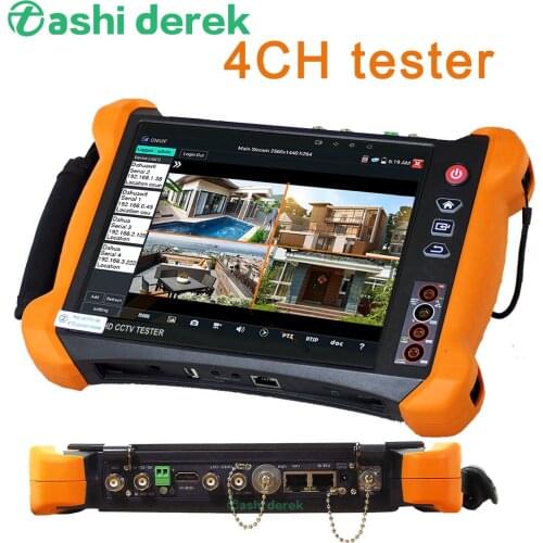 All In One Combine Cctv Tester X9MOVTADHS 4K Ip Camera Tester 8mp Ahd Cvi Tvi 8mp Sdi 4ch Cctv Monitor Rj45 Tdr Multimeter 8gb