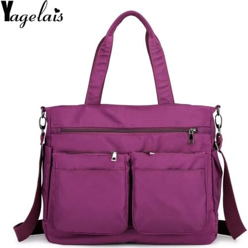 Womens Waterproof Nylon Designer Crossbody Shoulder Bag Large Capacity Bag High Quality Handbag Mother Shopping Tote Travel Bag