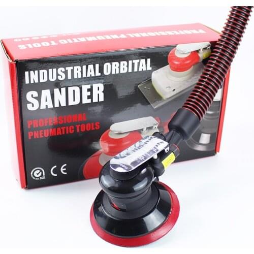 Yousailing Vacuum Random Orbital Sander 5" Pneumatic Eccentric Sander 5mm Orbit Industrial Level Car Polishing And Waxing Tool