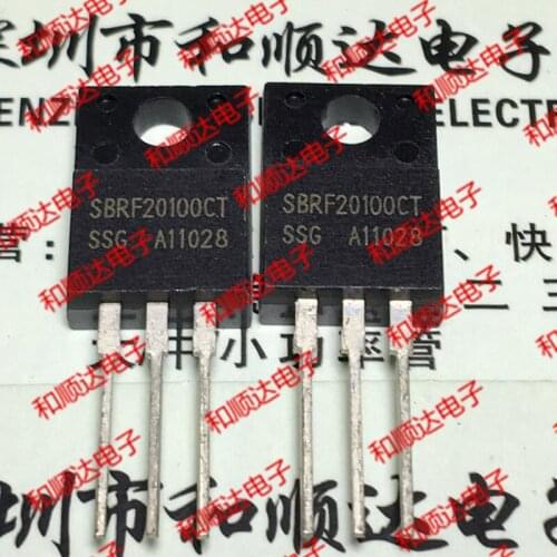10pcs/lot SBRF20100CT New Spot TO-220F SCHOTT 100V 20A