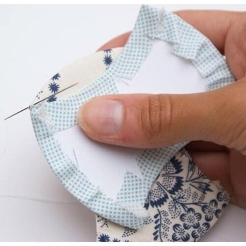 200Pcs Apple Core English Paper Template Quilting Templates Patchwork Sewing Craft Paper Mold For DIY Patchwork Tools J60