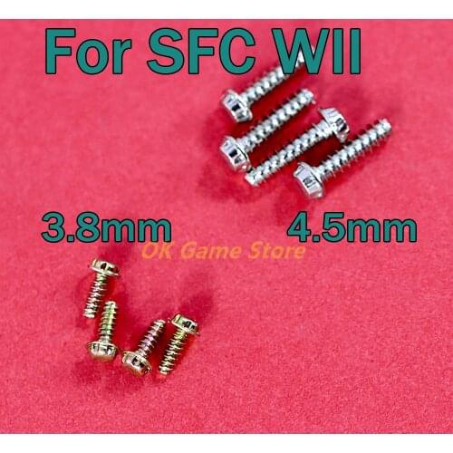 300pcs/Lot Replacement 3.8mm 4.5mm Screw Bit Cartridge Case Screw for NES SNES N64 GB Game Console Cartridge case