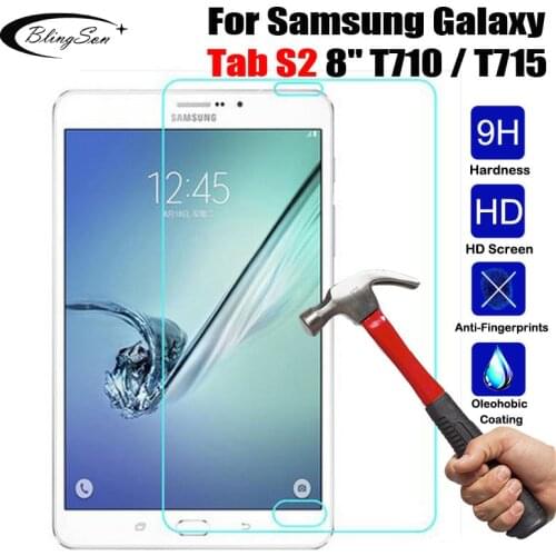 HD 2.5D Premium Tempered Glass For Samsung Galaxy Tab S2 8.0 SM-T710 SM-T715 T710 8 inch Screen ProtectorTablet Protective Film