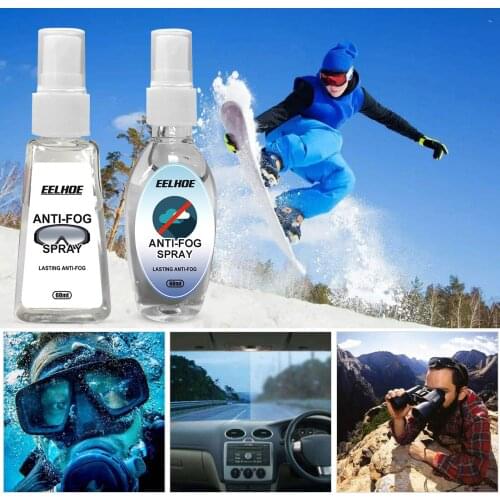 Anti-fog Spray Lens Cleaner For Glasses Long-lasting Defogging Agent For Glasses Goggles Ski Goggles Mirrors And Windows