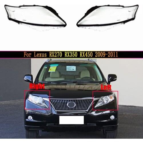 Car Headlamp Lens For Lexus RX270 RX350 RX450 2009 2010 2011 Car Replacement Auto Shell Cover
