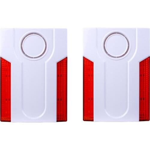 Focus 433Mhz 868Mhz MD-334R Wireless External Strobe flash siren outdoor LED Light Flashing Siren horn With 12V DC Power Supply