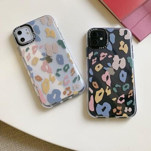 INS Personality Graffiti Soft Silicone luxury clear Phone Case For iphone 12 11 Pro X XS MAX XR 7 8 plus fashion cute girl cover