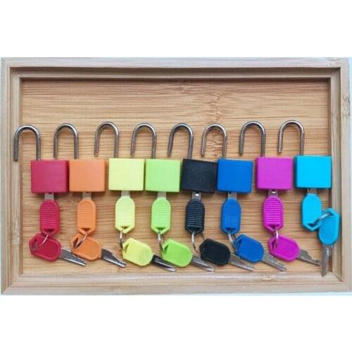 Wooden Toys Infant Colorful Lock Set Preschool Children Learning & Education Puzzle Toys Best Birthday Gift 2021 Hot Sale